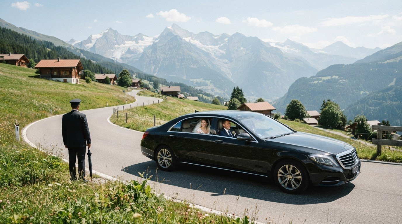 Luxury Wedding Chauffeur Switzerland: Refined 2026 Guide