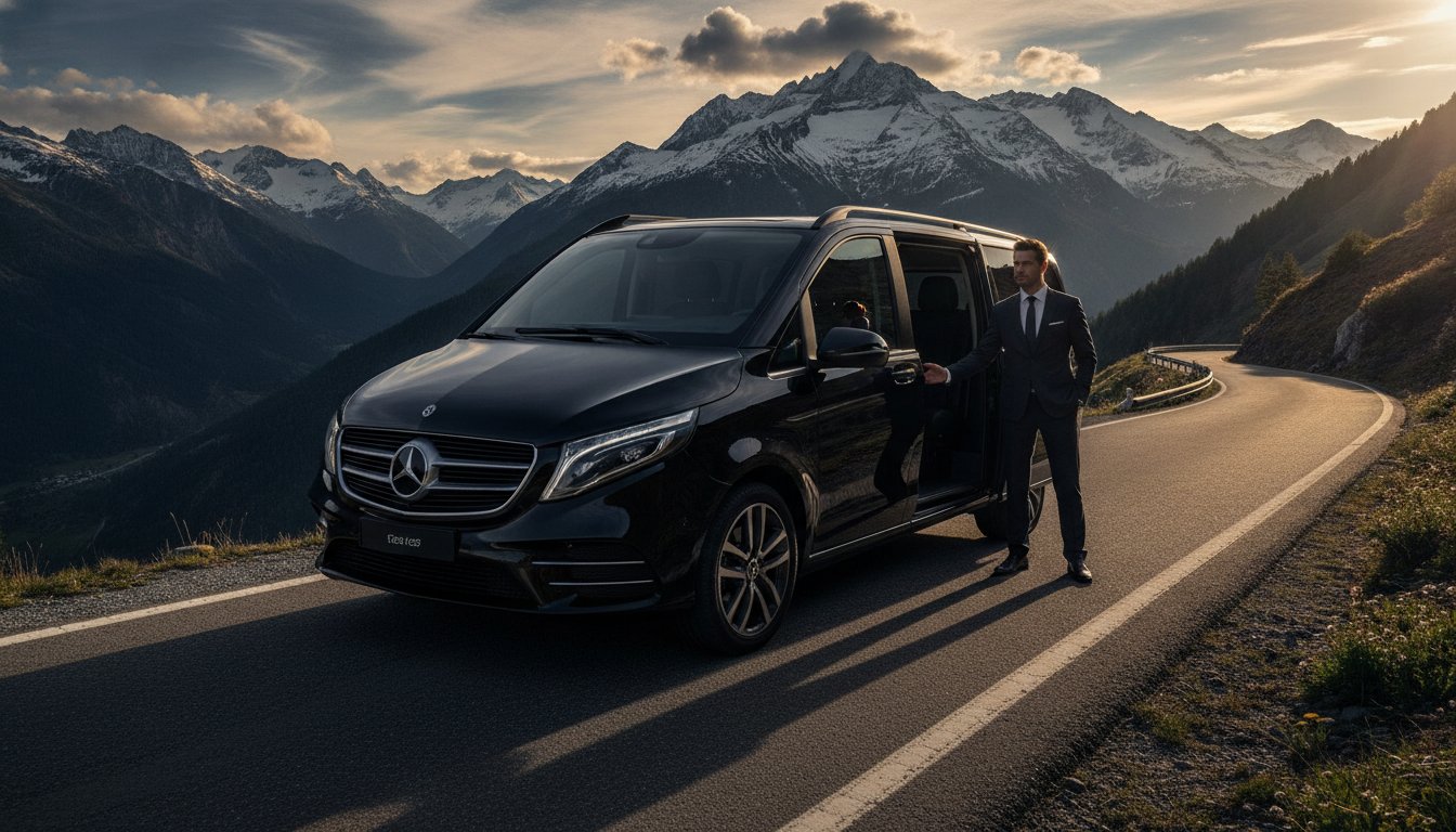 Mercedes V-Class Hire with Driver Switzerland: The 2026 Executive Group Travel Guide