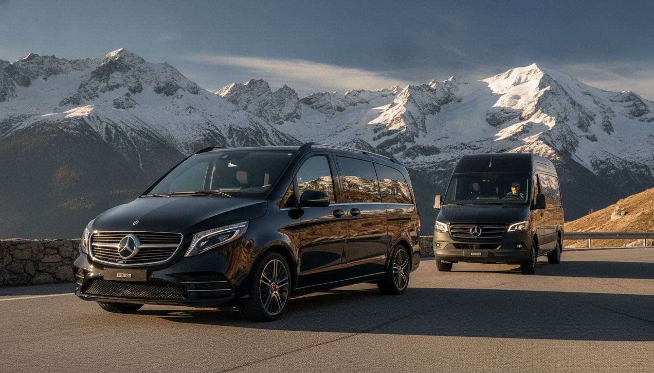 Mercedes V-Class vs. Sprinter: Choosing the Ultimate Group Transport in Switzerland